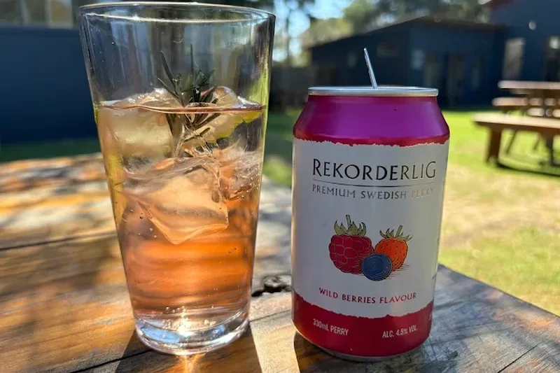 Cider and glass at zwakala brewery in Magoebaskloof