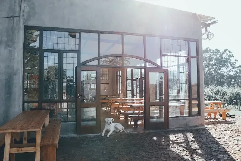 Entrance to zwakala brewery in Magoebaskloof