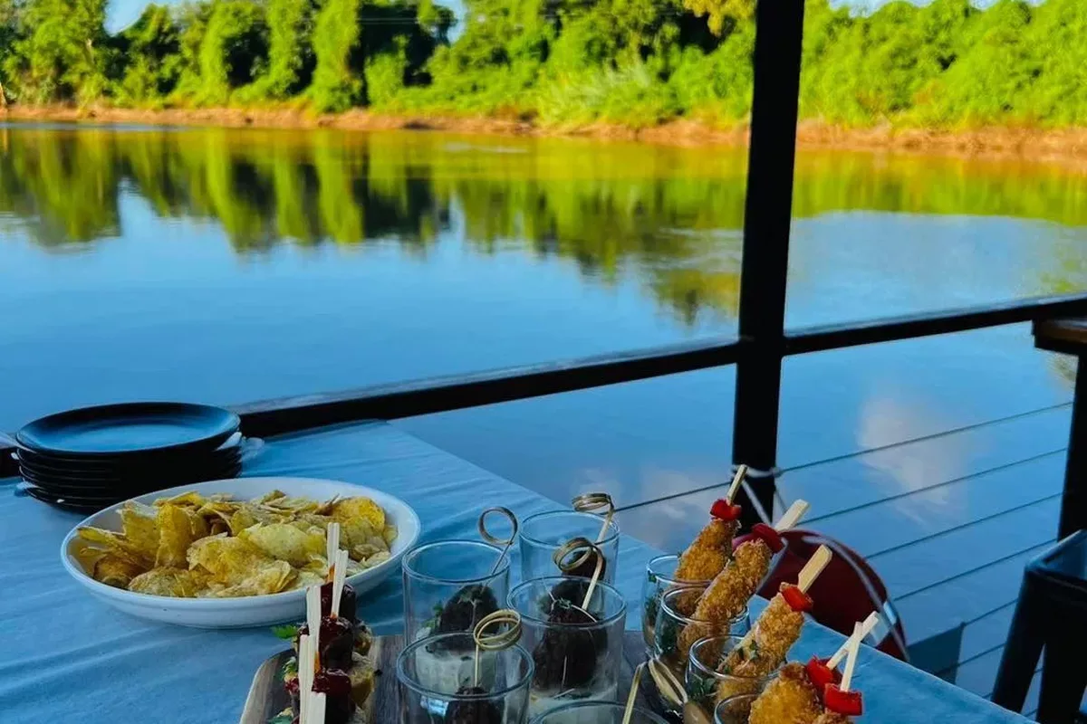 Snack platters on the junction phoenix river boat in Tzaneen alternate view 3