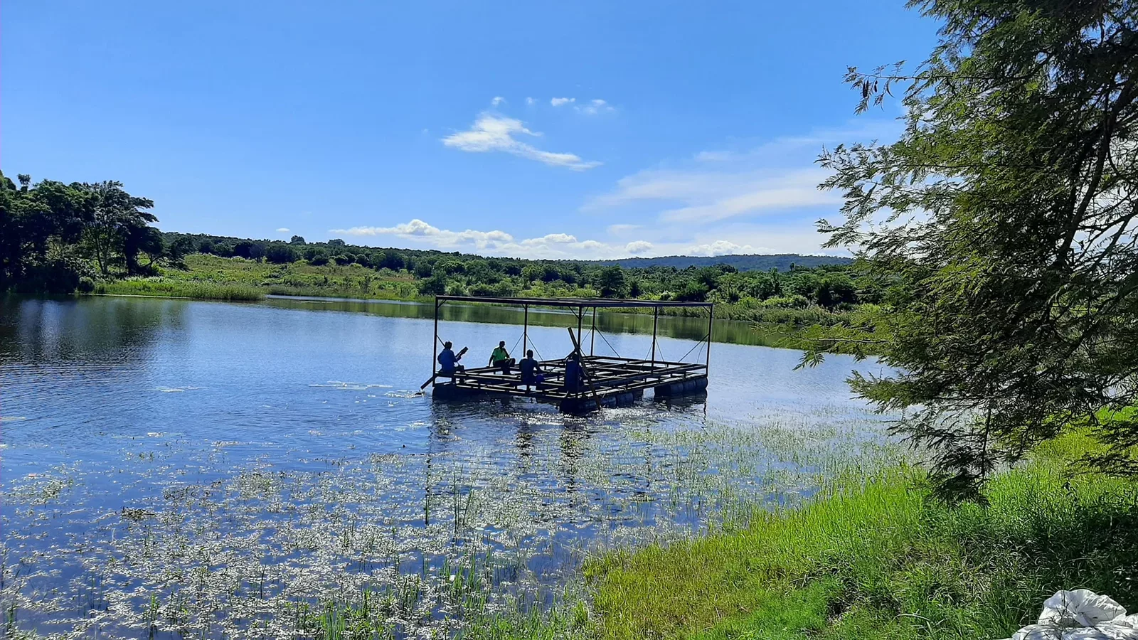 Tourists on a boat cruise at Refilwe Farm Resort in Tzaneen