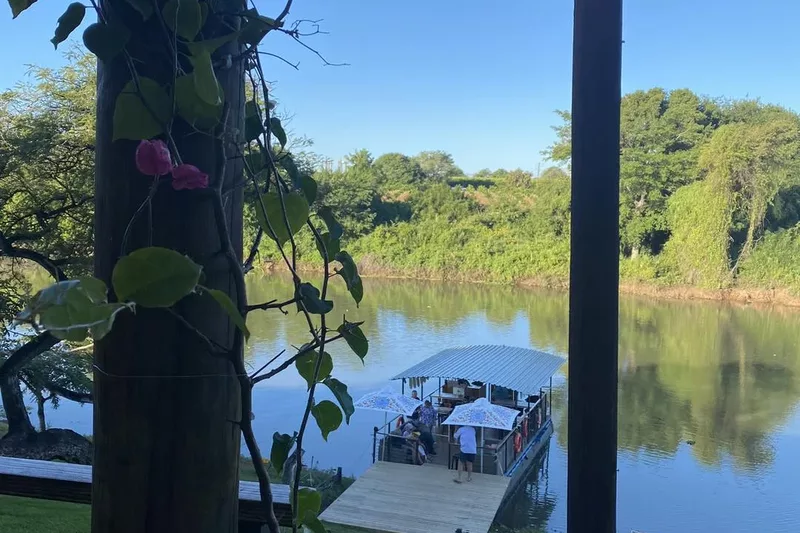 Top view of the junction phoenix river boat in Tzaneen